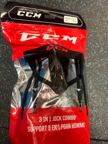 Senior CCM Hockey Jock Cup supporter W Garter Belt 3-1 Hold Socks