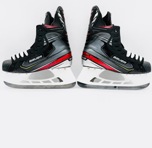 Nearly New Custom Bauer Vapor 2X Pros Hockey Skates (V-Cut)-8 3/8 D/A-280-No Insoles-LS Pulse Ti