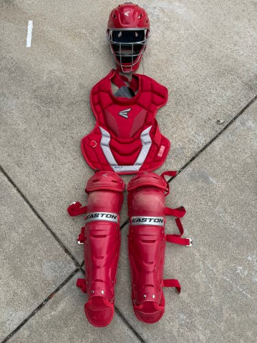 Red Easton Gametime Catcher's Set (New)