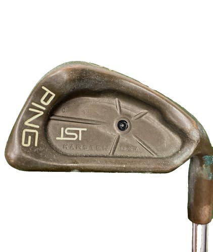 Ping ISI BeCu 5 Iron Black Dot Demo RH Cushin Z-Z65 Stiff Steel 38" New Std Grip