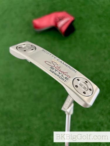NEW Titleist Scotty Cameron Studio Style 25 Newport 35 Putter w Headcover