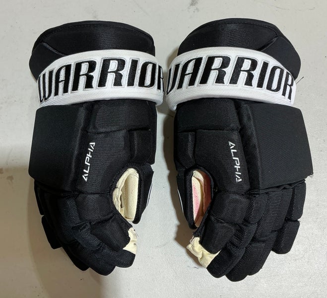 Warrior Alpha 4-Roll Pro Stock Hockey Gloves 15” Black (Used) 50385