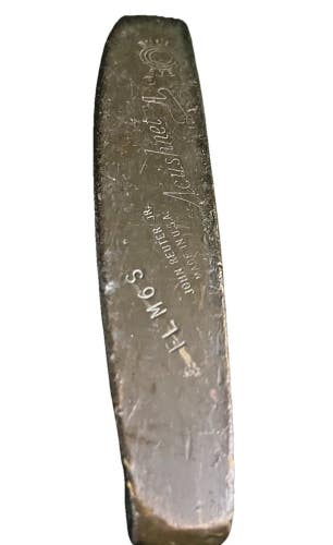 Acushnet Bullseye FL M6 S Blade Putter John Reuter Jr. USA Fluted Steel 35.5" RH