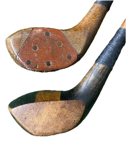 Hickory Shaft Persimmon RH Wood Set St. Davids PA Driver And Stinger 3 Wood Rare