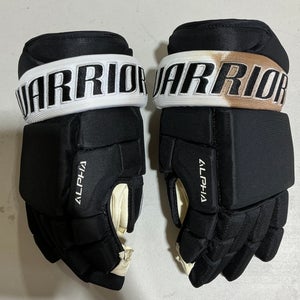 Warrior Alpha 4-Roll Pro Stock Hockey Gloves 14” Black (New) 24947