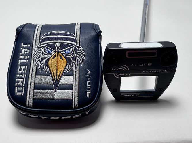 Odyssey Ai-ONE Square 2 Square Jailbird Broomstick Tour Issue Putter 44" RH HC