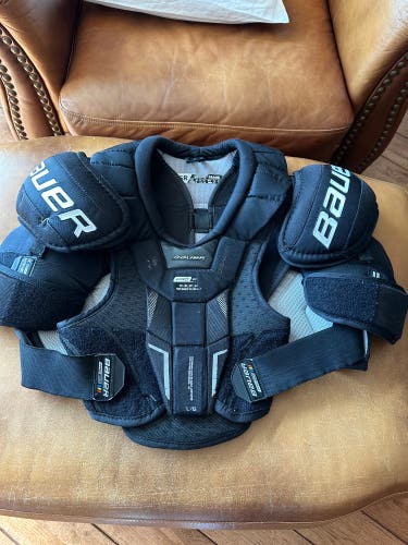 Men's Large Senior Bauer Pro Series Shoulder Pads Pro Stock (Used)