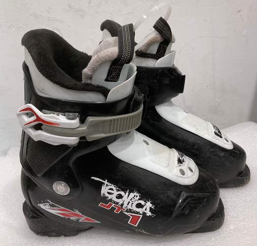 Mondo 19 & 19.5 Kid's Tecnica All Mountain JT1 Ski Boots (Used) (SY2899)