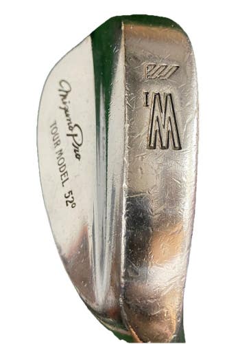 Mizuno W1 Pro Tour Model 52 Gap Wedge Stiff Steel 35.5" RH New 360 Grip
