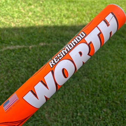 Worth Resmondo SB4RUS Slowpitch Softball Bat 34/27 Max End Load USSSA 100th Ann.