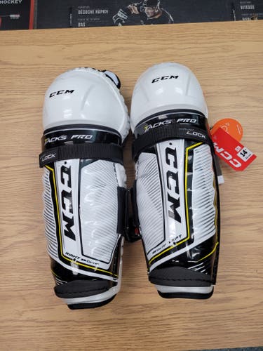 NEW! Senior 14" CCM Tacks Pro Shin Pads Pro Stock (New)