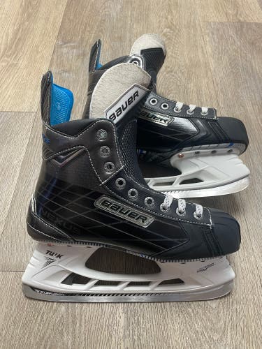 Black 2015 Bauer Nexus 8000 Hockey Skates  Size 6.5 (Used) Top-of-the-Line Model
