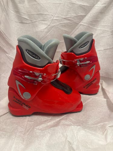 Mondo 18.5 Kid's HEAD Carve HT1 All Mountain Ski Boots (Used)