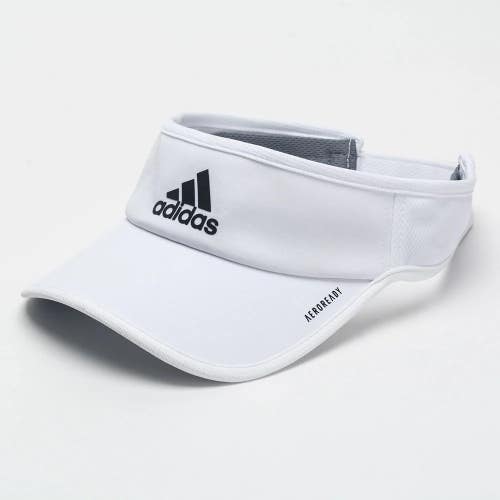 *NWT* MEN'S FIT ADIDAS "SUPERLITE 2" ADJUSTABLE VISOR (WHITE) #5153253