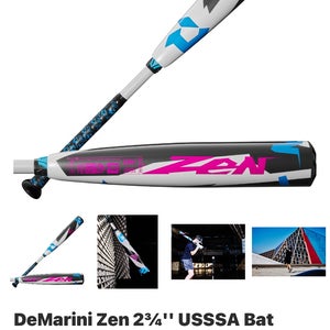 2025 DeMarini CF Zen Composite USSSA Certified Bat (-8) 23 oz 31" (Used)