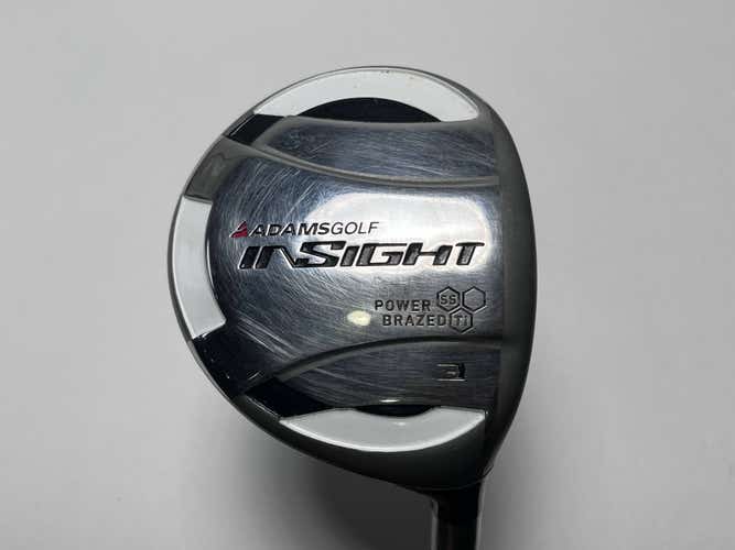 Adams Insight 3 Fairway Wood 15* Aldila 75g Stiff Graphite Mens RH