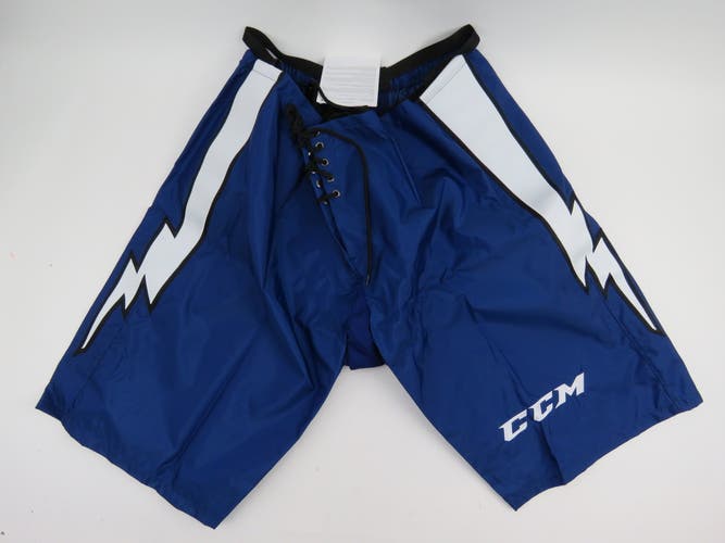 New! CCM PP10 Tampa Bay Lightning NHL Pro Stock Hockey Player Pant Shell XL +2