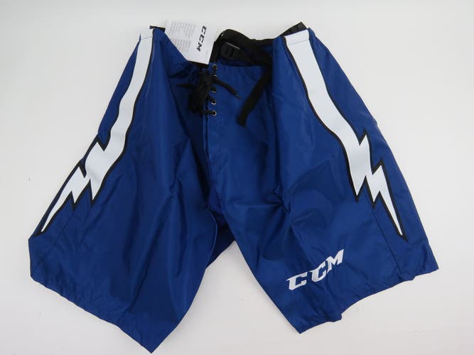 New! CCM PP10 Tampa Bay Lightning NHL Pro Stock Hockey Player Pant Shell XL