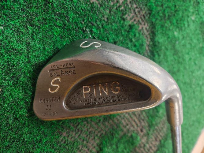 Ping Karsten II Toe-Heel Black Dot Sand Wedge SW Steel Shaft