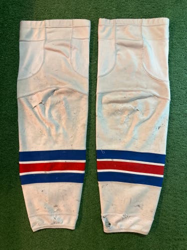 Reebok Edge Hockey Socks (White/Blue/Red)