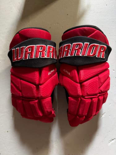 Warrior Alpha Pro Gloves 14" Pro Stock (Used)