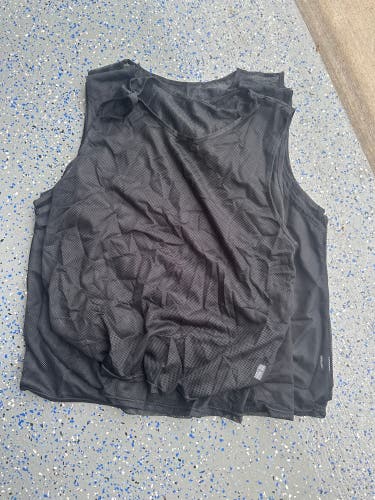 Black Small / Medium Adult Unisex Jersey (New) set of 6 black and 2 white