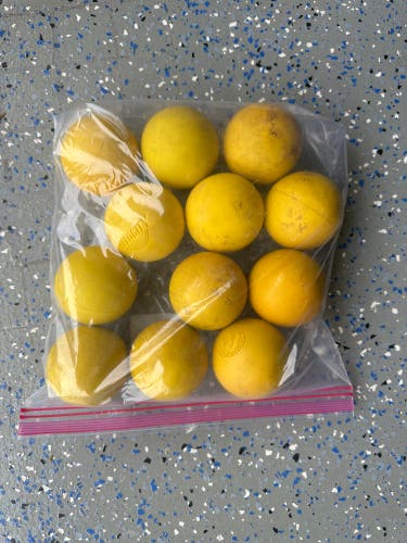 Lacrosse Balls 12 Pack (1 Dozen) (Used)