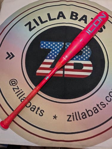 Rawlings Icon Pink Electric Unicorn 31/21 -10 USSSA Bat 2025 CLEAN!