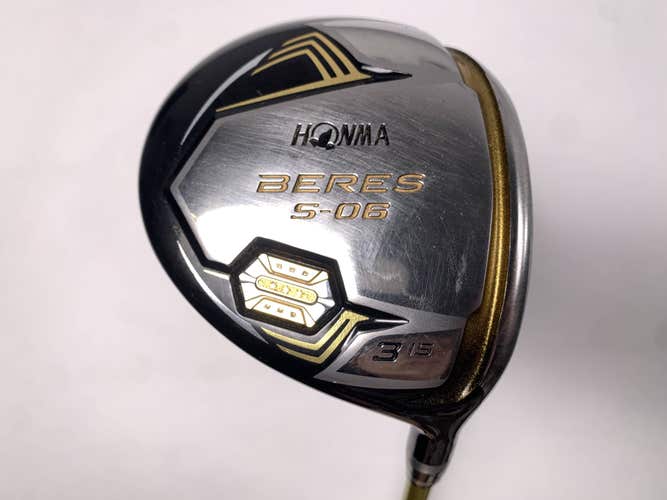 Honma S-06 3 Fairway Wood 15* ARMRQ X 3 Star 47g Regular Graphite Mens RH