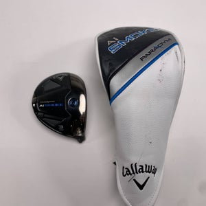 Callaway Paradym Ai Smoke TD 3 Fairway Wood 15* HEAD ONLY Mens RH HC