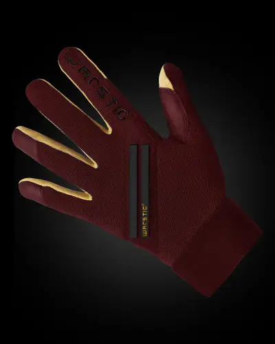 WARSTIC YOUTH LARGE WORKMAN3 BATTING GLOVES "MAROON" (New)
