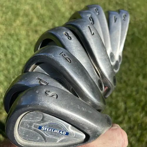 Callaway Steelhead X-14 Irons Set 3-9 PS Right Hand Regular Flex Graphite Shafts