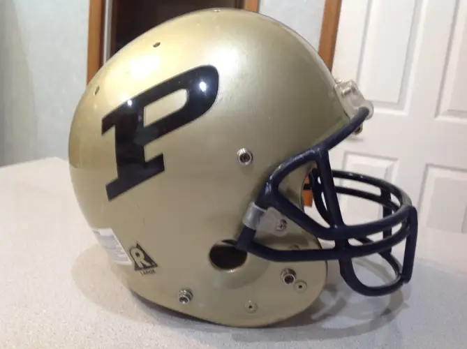 University of Purdue Boilermakers Football Helmet Game Worn