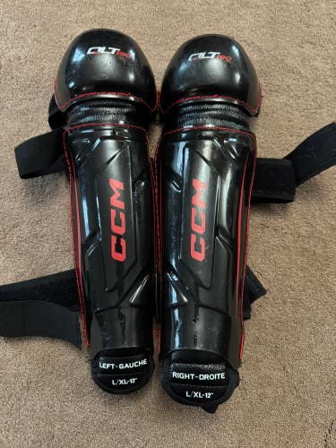Intermediate CCM QLT 190 12" Shin Pads (Used)