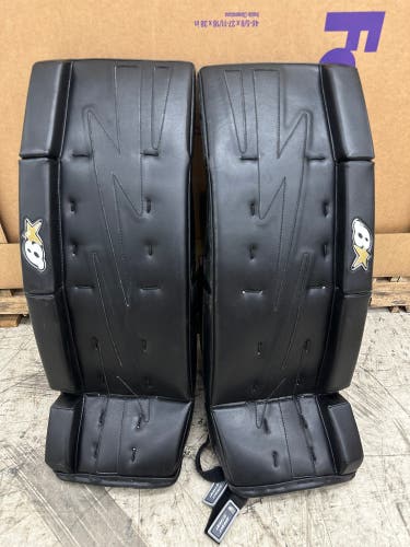 Black 29" Junior Brian's NetZero 2 Goalie Leg Pads (Used)