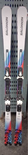 Men's 2024 Salomon All Mountain addikt Skis With Bindings Max Din 12