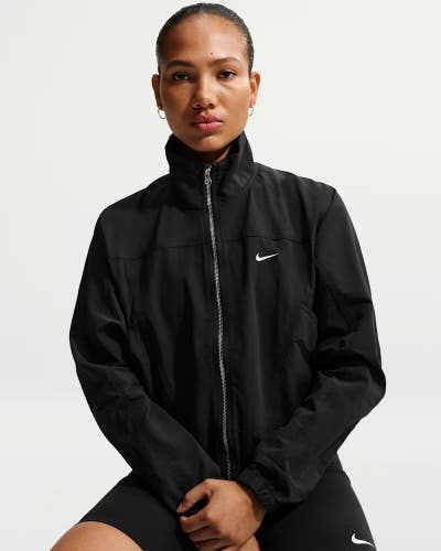 Nike Sportswear Everything Wovens Jacket Women's Large Black Oversized POSH001