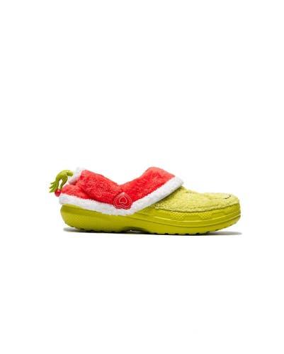 The Grinch x Crocs Classic 211688-90H Clog Unisex M4-W6 Green Lined Shoe POSH013