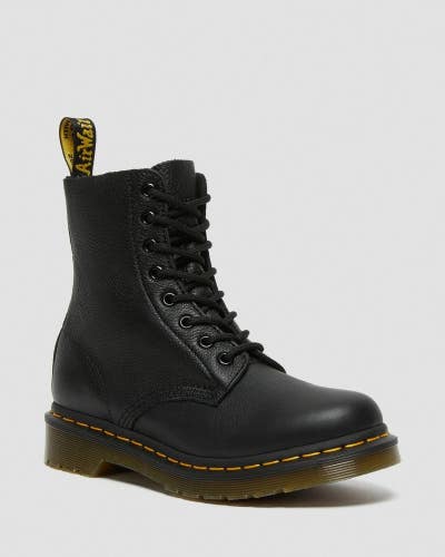 Dr. Martens 1460 13512006 Boots Women's 10 Black Pascal Leather Lace Up SHOP251