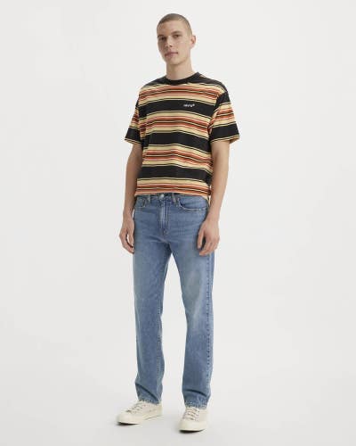 Levi's 505 Jeans Men's Hats Off Denim Medium Wash Straight Leg Zip Fly POSH005