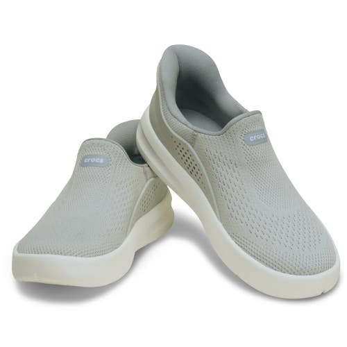 Crocs No Hands Slip On 211385-1FT Sneaker Mens Gray Comfort Casual Shoes POSH023