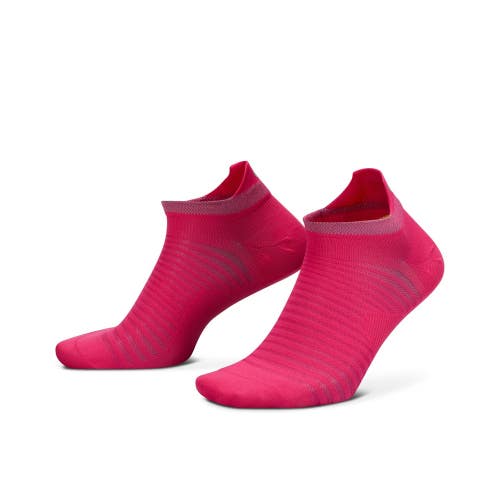 Nike Spark Lightweight Socks Men's 8-9.5 Pink No Show Cushioned Running DSGL886