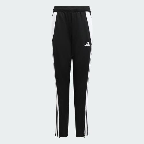 Adidas Tiro 24 Training Pants Kids Black White Tapered Leg Soccer Active DSGL927
