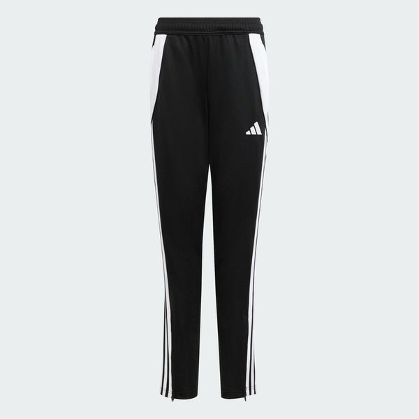 Adidas Tiro 24 Training Pants Kids Black White Tapered Leg Soccer Active DSGL927