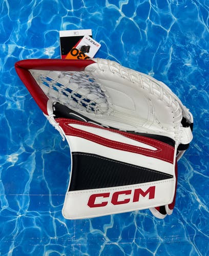 Red Senior CCM Extreme Flex 7 Pro Goalie Glove Regular | Maschmeyer Pro Stock (New)