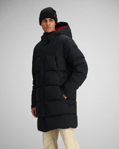Obermeyer Klausy Jacket Mens S Black 700 Fill Duck Down Waterproof Parka DSGL891