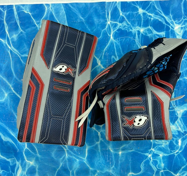 Senior Brian's Optik 3 Pro Goalie Glove & Blocker | Full Right (Used)