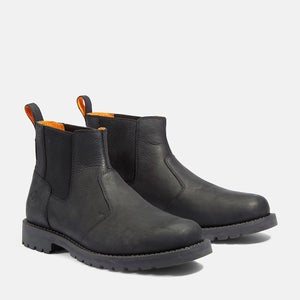 Timberland Redwood Falls TB0A44NU015 Boots Men 11M Black Leather Chelsea RHS8071