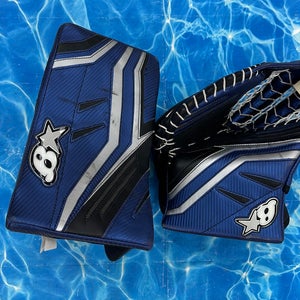 Blue Senior Brian's Gnetik V Goalie Glove & Blocker Full Right (Used)
