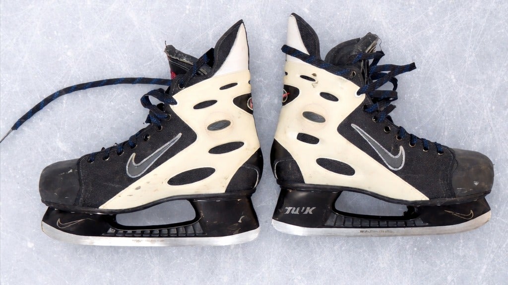 Nike Air Zoom Hockey Skates shoe size 14 skate size 12rare made in Canada (Used)